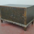 Antique blanket box, forged nails assembly  - 8