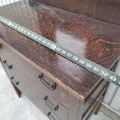 Antique chest of drawers with miror  - 4