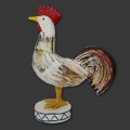 Folk art carved rooster  - 1