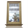 Corniche murale antique avec miroir, tablette - 1