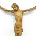 Corpus de crucifix sculpté en bois, art populaire  - 2