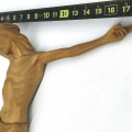 Corpus de crucifix sculpté en bois, art populaire  - 4