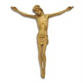 Corpus de crucifix sculpté en bois, art populaire  - 1