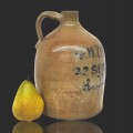 Antique stoneware merchant jug, Buffalo, New York  - 6