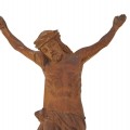 Crucifix avec corpus sculpté en bois, attribué à Médard Bourgault  - 5