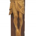 Crucifix avec corpus sculpté en bois, signé Jean-Julien Bourgault  - 12