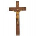 Crucifix avec corpus sculpté en bois, signé Jean-Julien Bourgault  - 2