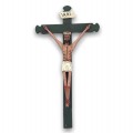 Crucifix mural, sculpture art populaire, Mexique  - 1