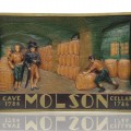 Molson beer advertising wall sign (composite repro) - 1