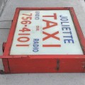 Joliette taxi advertising glass signs - 4