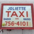 Joliette taxi advertising glass signs - 6