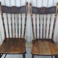 Set of 4 pressback chairs  - 2