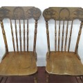 Set of 4 pressback chairs - 3