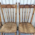 Set of 4 pressback chairs - 3