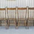 Set of 4 pressback chairs - 4