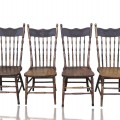 Set of 4 pressback chairs  - 1