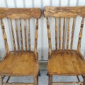 Set of 4 pressback chairs  - 2