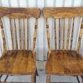 Set of 4 pressback chairs  - 3