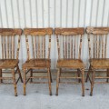 Set of 4 pressback chairs  - 5