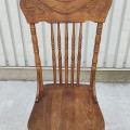 Set of 4 antiques pressback chairs ( 2 sold ) - 4