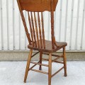 Set of 4 antiques pressback chairs ( 2 sold ) - 5