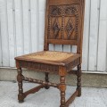 Set of 8 antique chairs - 2