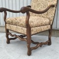 Reproduction ''os de mouton'' armchair  - 4