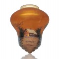 Globe de luminaire peint, abat-jour de lampe  - 1