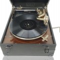 Gramophone portatif fonctionnel National Band, tourne-disque, phonographe  - 2