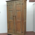 Grande armoire antique en pin décorée de 12 caissons, vers 1840 - 9