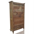 Grande armoire antique en pin décorée de 12 caissons, vers 1840 - 10