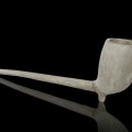 Grosse pipe à tabac K.W. White, Scotland, cassée et recollée dans le passé - 1