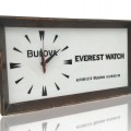 Horloge lumineuse publicitaire Bulova, enseigne, annonce - 1