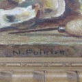 Huile sur toile signée Narcisse Poirier, tableau, peinture - 2