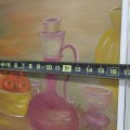 Oil on canvas signed Cecile Gamache, painting   - 4