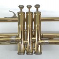 Instrument de musique en laiton, trombone, Artist Elkhart-ind U.S.A. - 4