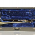 Instrument de musique en laiton, trombone, Artist Elkhart-ind U.S.A. - 1