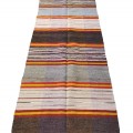 Vintage catalogne rug, runner  - 1