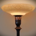 Vintage torchiere lamp - 4