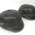 Lot de casques militaires à pointes, incomplets, militaria  - 2