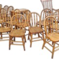 Lot of vintage Windsor chairs  - 1