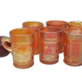 Lot de vaisselle, verre carnaval (ensemble de verres VENDU) - 2