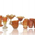 Lot de vaisselle, verre carnaval (ensemble de verres VENDU) - 1