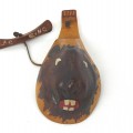 Antique canoe cup with painted beaver  - 2