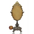 Magnifique miroir victorien inclinable  - 4