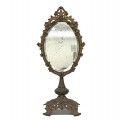 Magnifique miroir victorien inclinable  - 1