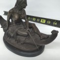 Magnificent bronze statue signed Duchoiselle  - 3