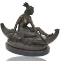 Magnificent bronze statue signed Duchoiselle  - 1