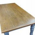 Kitchen table with turned legs, has been made with old wood  - 3