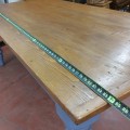 Kitchen table with turned legs, has been made with old wood  - 4